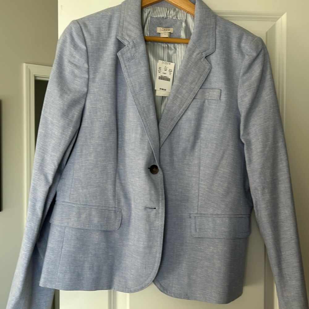Linen/cotton blazer